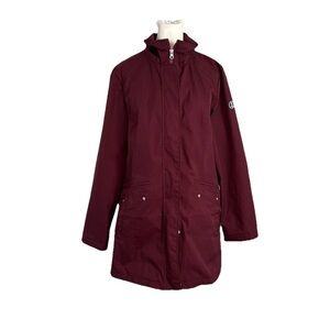 Lands' End Ladies' 3-in-1 Systems Jacket w/ Hood *Missing Vest RED Size Medium